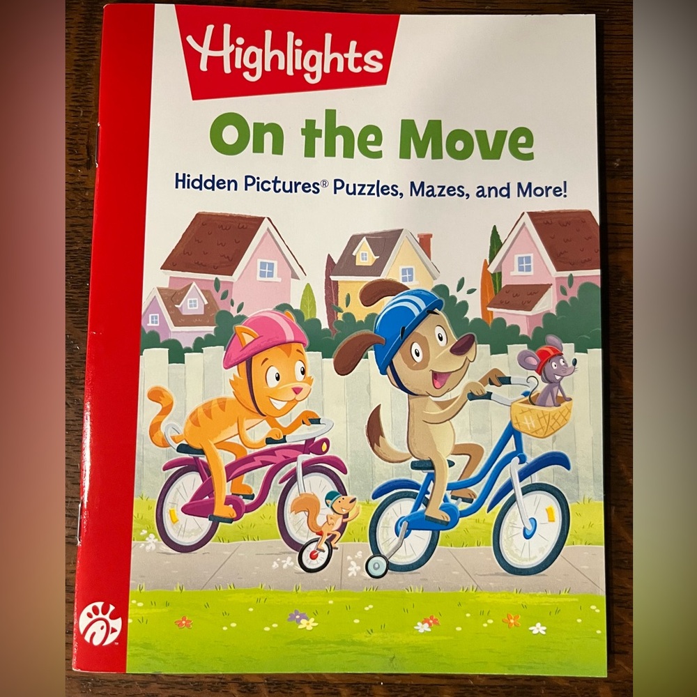 Highlights On the Move Hidden Pictures® Puzzles, Mazes, and More!